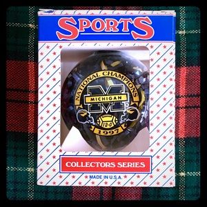 Michigan Natl Champions 1997 Xmas Ornament